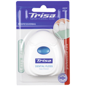 Trisa Zahnseide Easy Waxed, mint, 40 m