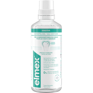 Elmex Zahnspülung sensitive plus, 2 x 400 ml Elmex Zahnspülung sensitive plus, 2 x 400 ml