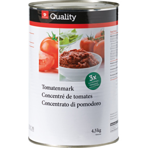Quality Tomatenmark dreifach konzentriert, 4,5 kg Quality Tomatenmark dreifach konzentriert, 4,5 kg