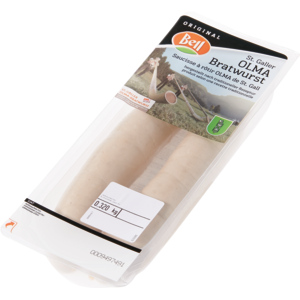 Bell St.Galler OLMA-Bratwurst, IGP, 2 x 160 g Bell St.Galler OLMA-Bratwurst, IGP, 2 x 160 g