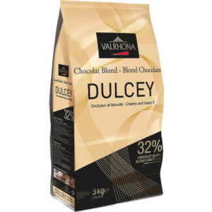 Valrhona Couverture Dulcey Bohnen 32%, Sack zu 3 kg