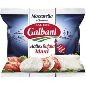 Galbani Mozzarella de bufflonne Maxi, Stange, 200 g Galbani Mozzarella de bufflonne Maxi, Stange, 200 g