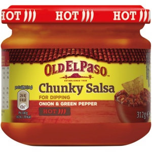 Old el Paso Chunky Dip Hot, 312 g Old el Paso Chunky Dip Hot, 312 g