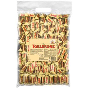 Toblerone Tiny Milch, 300 Stück, 2,4 kg