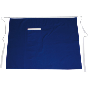 Kochhalbschürze 70 cm blau / weiss Pack zu 2 Stück Kochhalbschürze 70 cm blau / weiss Pack zu 2 Stück