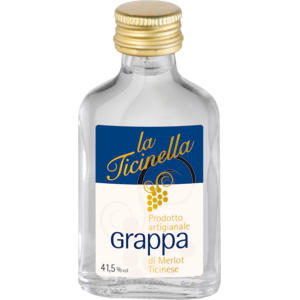 Berghof Grappa Ticinella 41,5%, 2 cl
