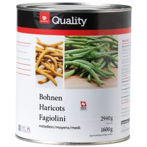Quality Bohnen mittelfein, 2,94 kg Quality Bohnen mittelfein, 2,94 kg
