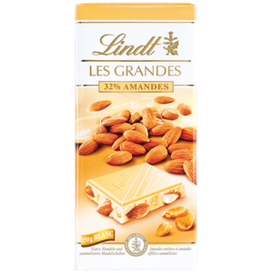 Lindt Les Grandes Amandes Blanc, 3 x 150 g