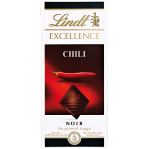 Lindt Excellence Chili, 5 x 100 g Lindt Excellence Chili, 5 x 100 g