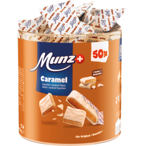 Munz Bouchée Caramel weiss, 50 x 19 g