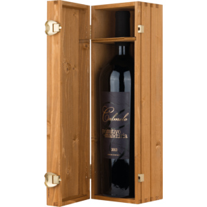 Holzkiste Calmelo Primitivo Barricato Manduria DOC, 1,5 l