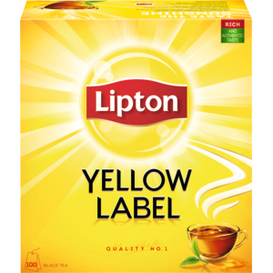 Lipton Yellow Label, ohne Aromaschutzbeutel, 12 x 100 x 1,5g Lipton Yellow Label, ohne Aromaschutzbeutel, 12 x 100 x 1,5g