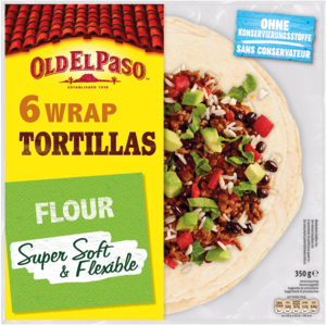 Old el Paso Wrap Tortillas, 350 g