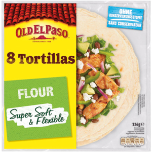 Old El Paso Flour Tortillas, 8 St, 326 g Old El Paso Flour Tortillas, 8 St, 326 g