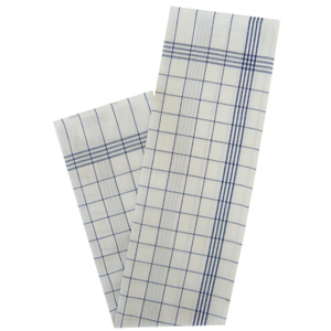 Küchentuch Baumwolle kariert 50 x 90 cm blau Pack zu 6 Stück Küchentuch Baumwolle kariert 50 x 90 cm blau Pack zu 6 Stück