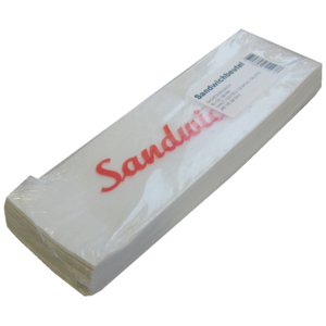 Sandwichbeutel, 90 x 35 x 260 mm, rot, Pack zu 100 Stück Sandwichbeutel, 90 x 35 x 260 mm, rot, Pack zu 100 Stück