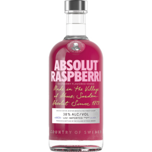 Absolut Raspberri Vodka 38%, 70 cl
