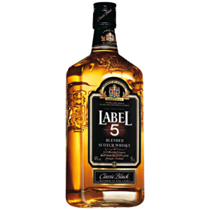 Label 5 blended Scotch Whisky 40%, 70 cl