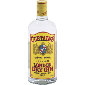 Curtain's London Dry 37,5%, 70 cl