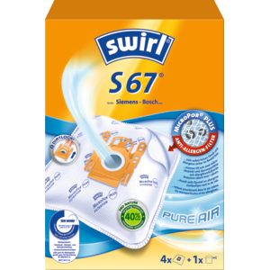 Swirl Staubbeutel Micro Por S 67, Pack zu 4 Stück Swirl Staubbeutel Micro Por S 67, Pack zu 4 Stück