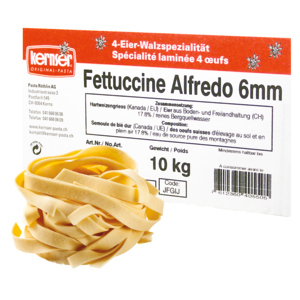 Kernser Fettucine Alfredo, 4-Ei, 6 mm, 10 kg Kernser Fettucine Alfredo, 4-Ei, 6 mm, 10 kg