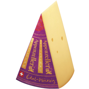Appenzeller, Edel-Würzig, 1/8 Laib ca. 750 g Appenzeller, Edel-Würzig, 1/8 Laib ca. 750 g