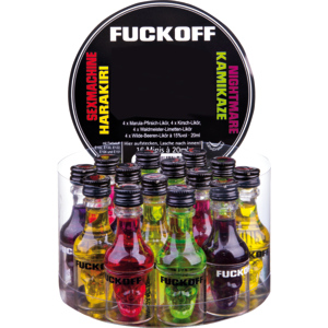 Fuck Off 15% Vol., Pack zu 16 Portionen x 2 cl Fuck Off 15% Vol., Pack zu 16 Portionen x 2 cl