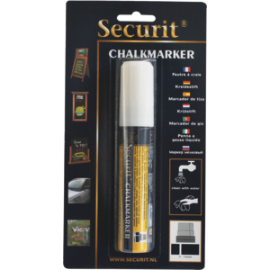 Securit Kreidemarker, 7-15 mm, weiss Securit Kreidemarker, 7-15 mm, weiss
