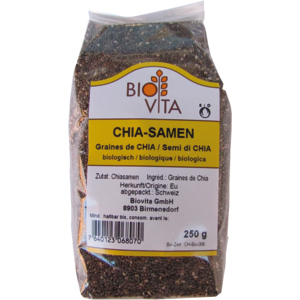Biovita Bio Knospe Chia Samen, 250 g