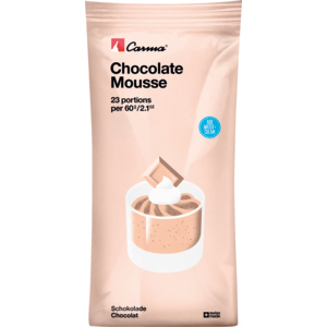 Carma Mousse Chocolate, dunkle Schokolade, mit Gelatine, 23 Portionen, 400 g