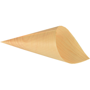 Papstar Pure Fingerfood Spitztüte Holz 9,5 x 18 cm Pack zu 50 Stück Papstar Pure Fingerfood Spitztüte Holz 9,5 x 18 cm Pack zu 50 Stück