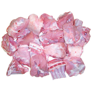 Gitzi Voressen mit Nieren und Nierenfett, ca. 3 x 5 cm, tiefgekühlt,  2 x ca. 2,5 kg