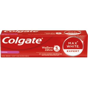 Colgate Zahnpasta Max White Expert White, 2 x 75 ml