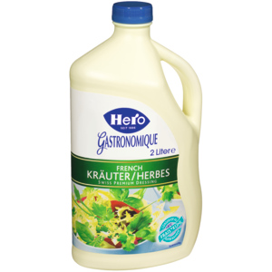 Hero French Dressing mit Kräuter, 6 x 2 l Hero French Dressing mit Kräuter, 6 x 2 l