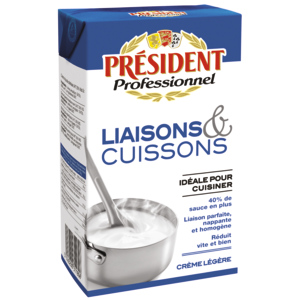 Président Crème légère 18 %, zum Binden und Verfeinern, 1 l Président Crème légère 18 %, zum Binden und Verfeinern, 1 l