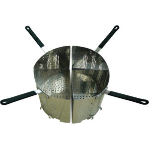 Siebeinsatz inox für Pfannengrösse ab Ø 38 cm 1/4 Siebeinsatz inox für Pfannengrösse ab Ø 38 cm 1/4