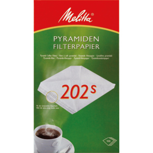 Melitta Pyramidenfilter 202 S, Pack zu 100 Stück Melitta Pyramidenfilter 202 S, Pack zu 100 Stück