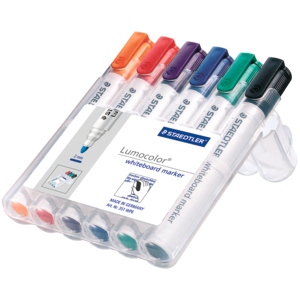 Staedtler Marker Lumocolor Board, 2 mm, Blister zu 6 Stück