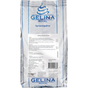Gelina Royal Glacépulver Sorbet neutral, 1 kg Gelina Royal Glacépulver Sorbet neutral, 1 kg