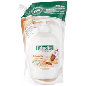 Palmolive Flüssigseife Mandelmilch Refill, 2 x 500 ml