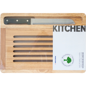 Brotbrett mit Brotmesser 40 x 27 cm