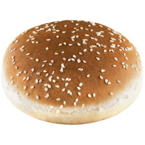 Fortisa Burger Bun Sesam, geschnitten, tiefgekühlt, Ø 12 cm, 24 x 83 g Fortisa Burger Bun Sesam, geschnitten, tiefgekühlt, Ø 12 cm, 24 x 83 g