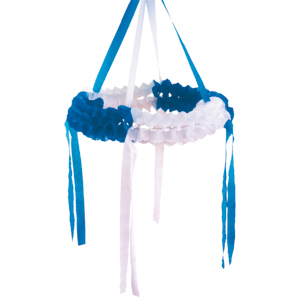 Deko-Kranz blau-weiss Deko-Kranz blau-weiss