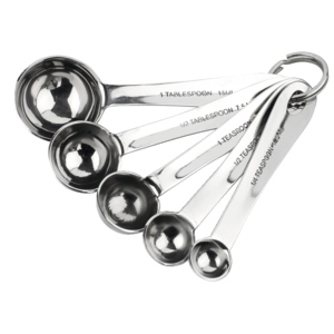 Messlöffel Set, Inox, 5-teilig, Pack zu 5 Stück