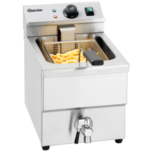 Bartscher Fritteuse Imbiss mit Ablasshahn 8 l