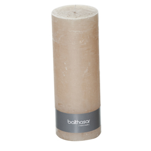 Raureif Kerze, 80 x 220 mm, 110 h, taupe Raureif Kerze, 80 x 220 mm, 110 h, taupe