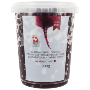 Randenwürfel gekocht PUR, 900 g Randenwürfel gekocht PUR, 900 g