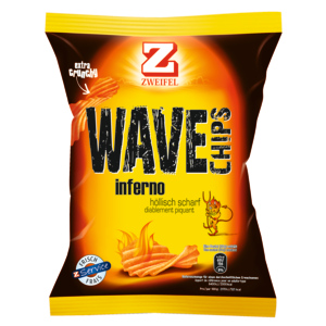 Zweifel Chips Wave Inferno, 20 x 30 g Zweifel Chips Wave Inferno, 20 x 30 g