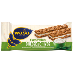 Wasa Sandwich Käse & Schnittlauch, 24 x 37 g Wasa Sandwich Käse & Schnittlauch, 24 x 37 g