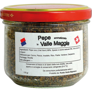 Pepe aromatizzato in vallemaggia, 170 g